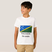 Flagge der Salomonen T-Shirt (Vorne ganz)