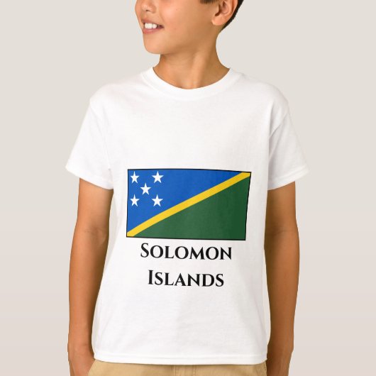 Flagge der Salomonen T-Shirt (Vorderseite)