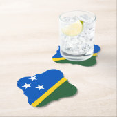 Flagge der Salomonen Untersetzer (Vor Ort)