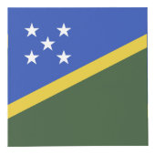 Flagge der Salomonen Würfel (Vorderseite)