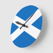 Flagge der schottischen Wall-Uhr Runde Wanduhr (Winkel)