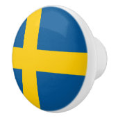 Flagge der schwedischen Keramik Knob Keramikknauf (Rechts)