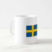 Flagge der schwedischen Tasse (Vorderseite Links)