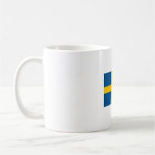 Flagge der schwedischen Tasse (Links)