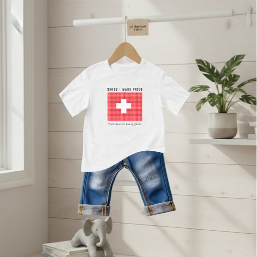 Flagge der Schweiz Baby T-shirt