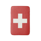Flagge der Schweiz Badematte (Vorderseite Vertikal)