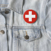 Flagge der Schweiz Button (Beispiel)
