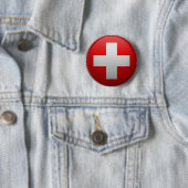 Flagge der Schweiz Button (Beispiel)