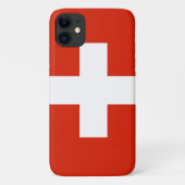 Flagge der Schweiz Case-Mate iPhone Hülle (Rückseite)