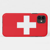 Flagge der Schweiz Case-Mate iPhone Hülle (Rückseite (Horizontal))