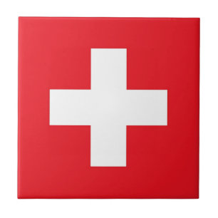 Flagge der Schweiz Fliese