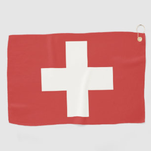 Flagge der Schweiz Golfhandtuch