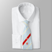 Flagge der Schweiz Krawatte (Gebunden)