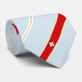 Flagge der Schweiz Krawatte (Gerollt)