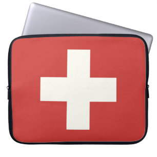 Flagge der Schweiz Laptopschutzhülle