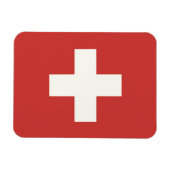Flagge der Schweiz Magnet (Horizontal)