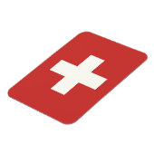 Flagge der Schweiz Magnet (Linke Seite)