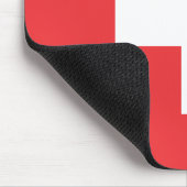 Flagge der Schweiz Mousepad (Ecke)