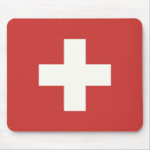 Flagge der Schweiz Mousepad (Vorne)