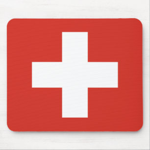 Flagge der Schweiz Mousepad