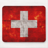 Flagge der Schweiz Mousepad (Vorne)
