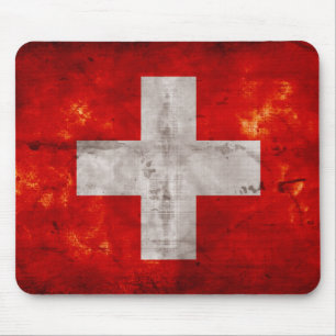 Flagge der Schweiz Mousepad