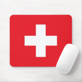 Flagge der Schweiz Mousepad (Mit Mouse)