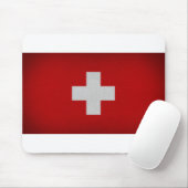 Flagge der Schweiz Mousepad (Mit Mouse)