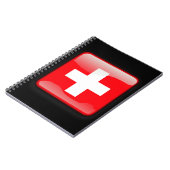Flagge der Schweiz Notizblock (Linke Seite)