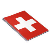 Flagge der Schweiz Notizblock (Rechte Seite)
