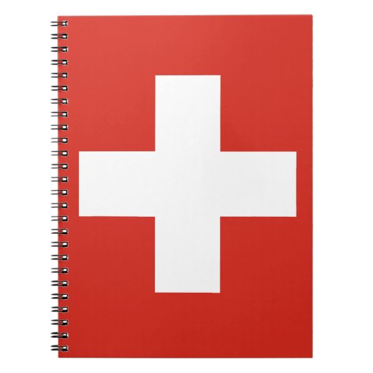 Flagge der Schweiz Notizblock (Vorderseite)