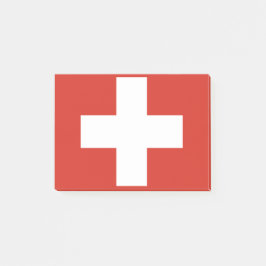 Flagge der Schweiz - Post-it®-Hinweise Post-it Klebezettel