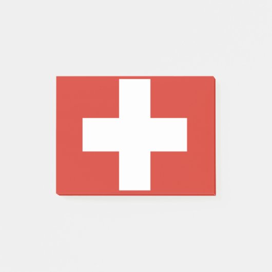 Flagge der Schweiz - Post-it®-Hinweise Post-it Klebezettel (Vorderseite)