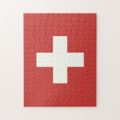 Flagge der Schweiz Puzzle (Vertikal)
