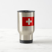 Flagge der Schweiz Reisebecher (Mittel)