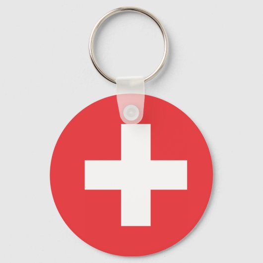 Flagge der Schweiz Schlüsselanhänger (Vorderseite)
