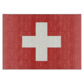 Flagge der Schweiz Schneidebrett (Vorderseite)