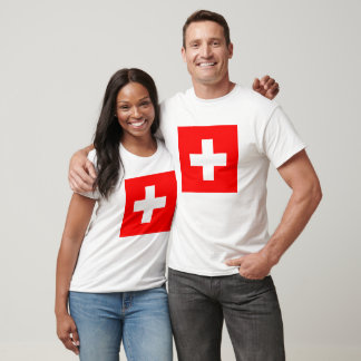 Flagge der Schweiz T-Shirt