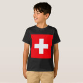 Flagge der Schweiz T-Shirt (Vorne ganz)