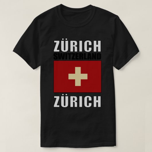 Flagge der Schweiz T-Shirt (Design vorne)