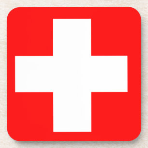 Flagge der Schweiz Untersetzer