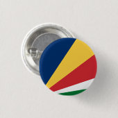Flagge der Seychellen Button (Vorne & Hinten)