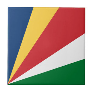 Flagge der Seychellen Fliese