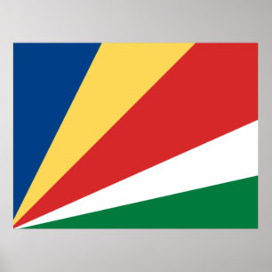 Flagge der Seychellen Poster