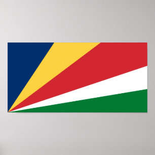 Flagge der Seychellen Poster