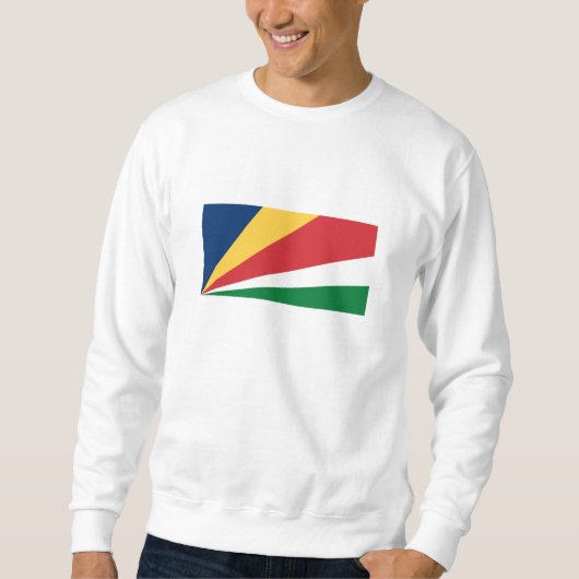 Flagge der Seychellen Sweatshirt (Vorderseite)