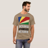 Flagge der Seychellen T-Shirt (Vorne ganz)