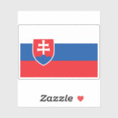Flagge der Slowakei Aufkleber (Blatt)