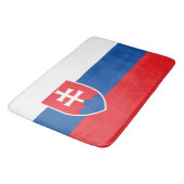 Flagge der Slowakei Badematte (Schrägansicht)