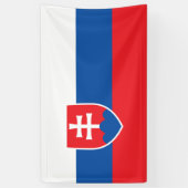 Flagge der Slowakei Banner (Vertikal)